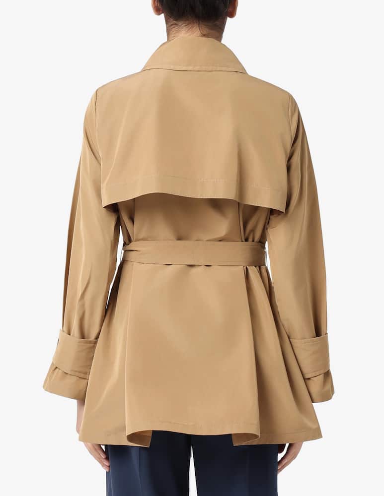iBlues Belted short trench coat IBLFIORIRE - picture 3
