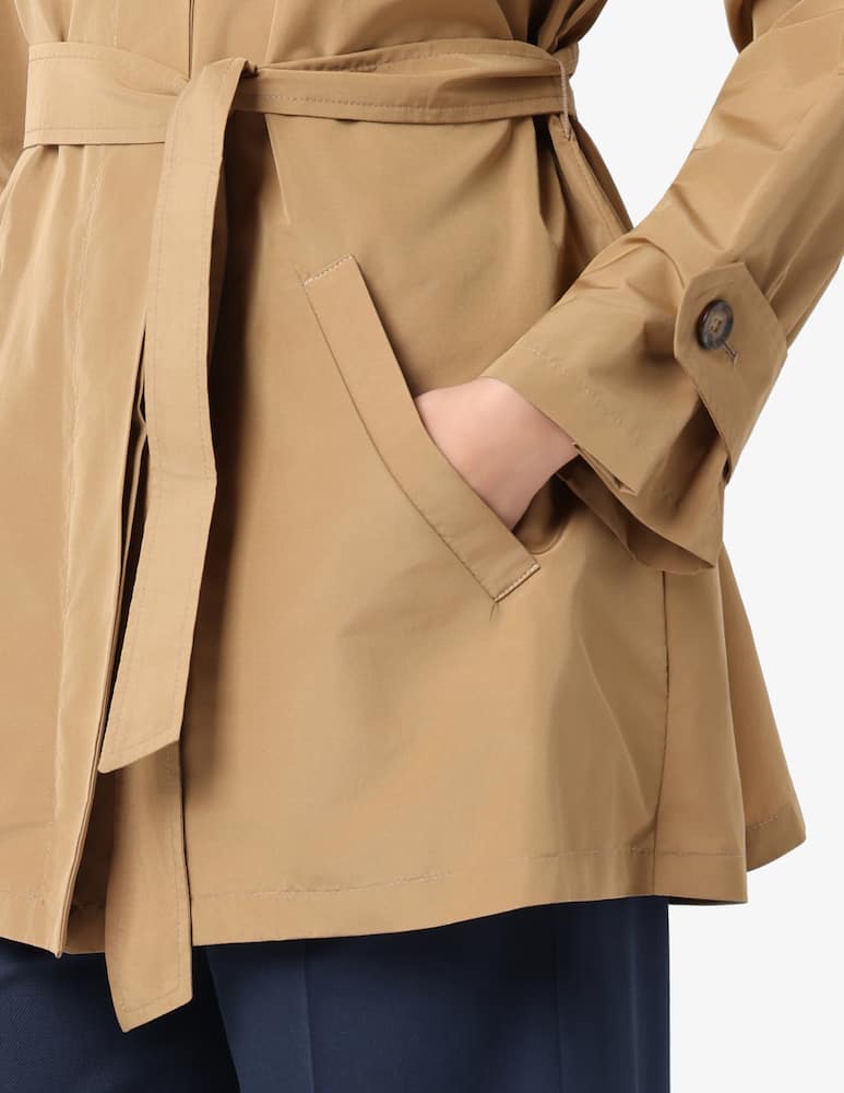 iBlues Belted short trench coat IBLFIORIRE - picture 4