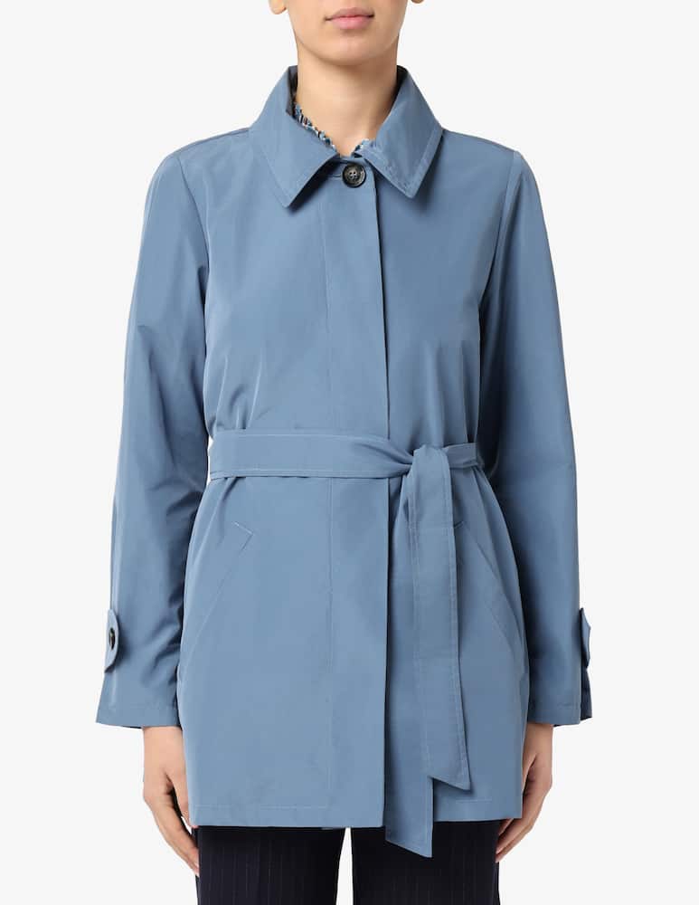 rinascente iBlues Belted short trench coat