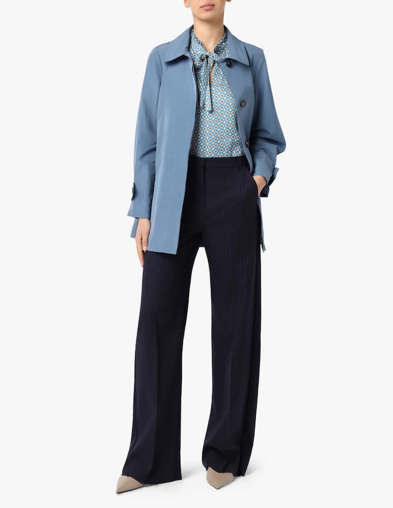 rinascente iBlues Belted short trench coat