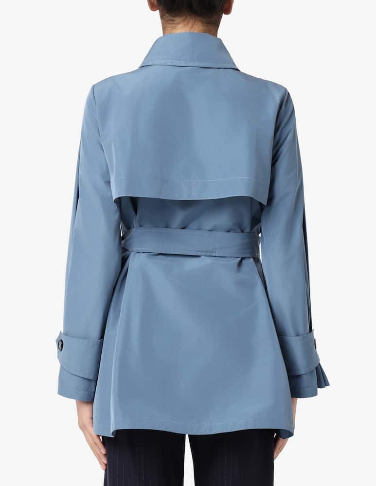 rinascente iBlues Belted short trench coat