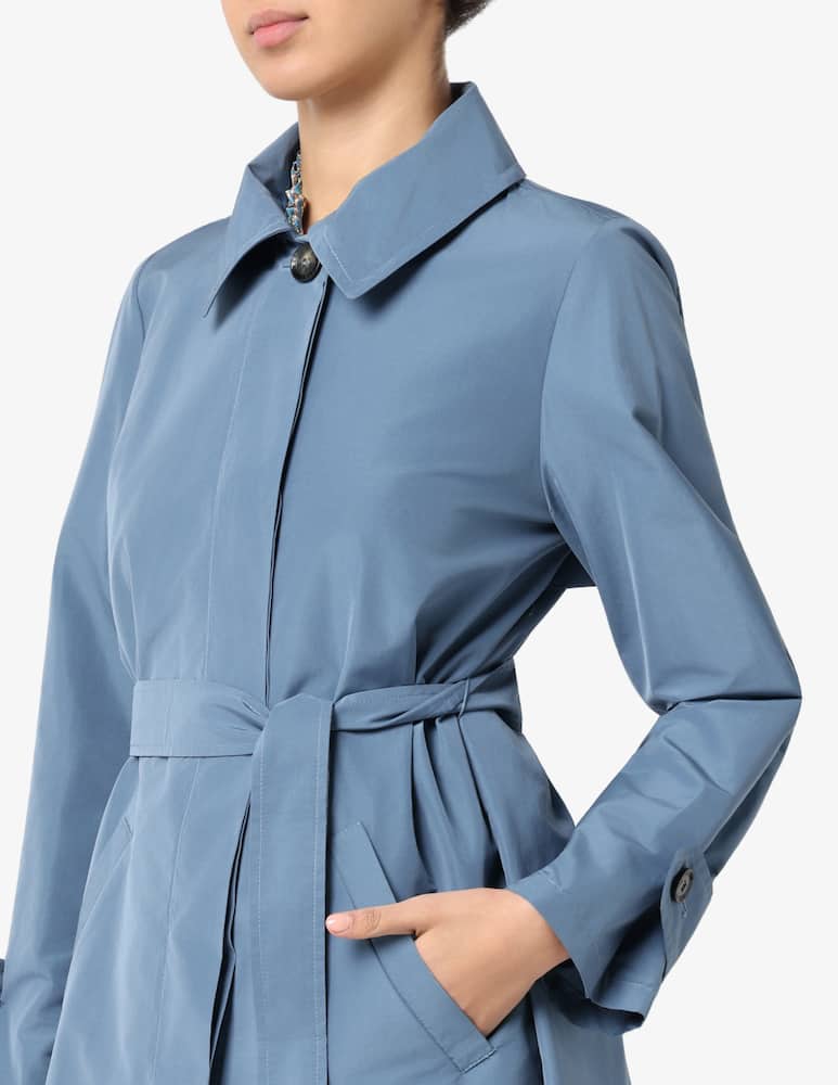 rinascente iBlues Belted short trench coat
