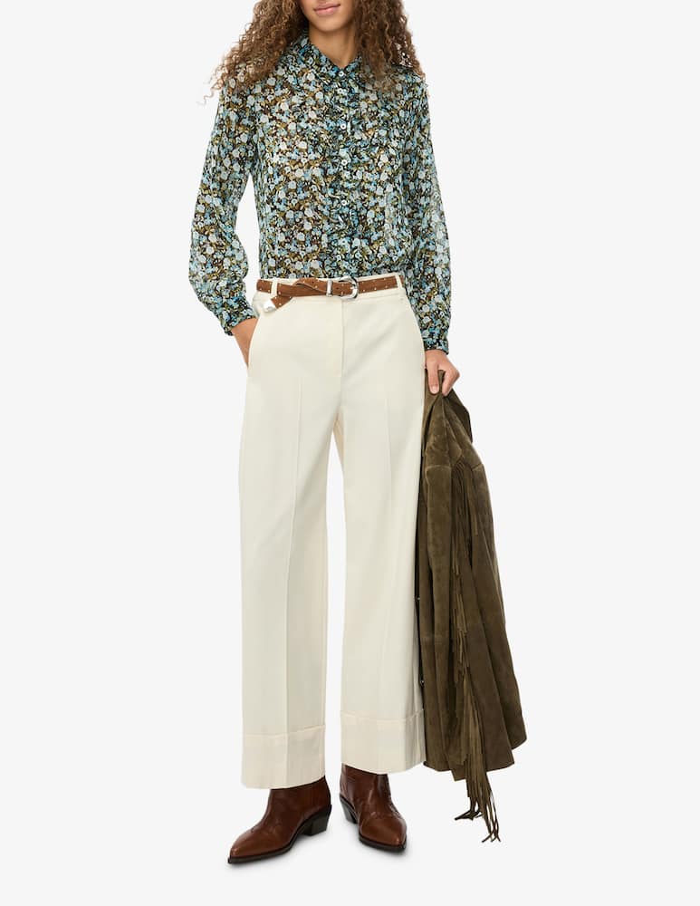 rinascente iBlues Crease detail trousers