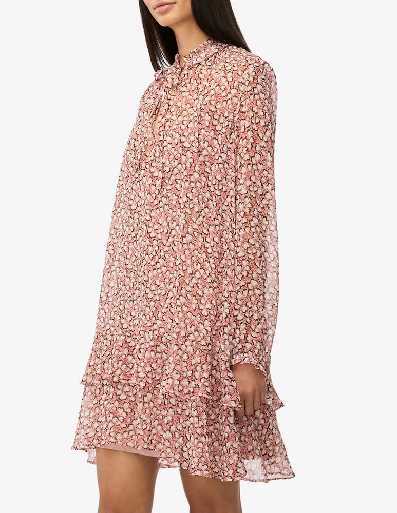 rinascente iBlues Floral crepon tunic dress