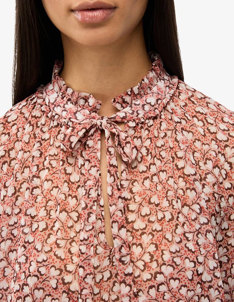 rinascente iBlues Floral crepon tunic dress