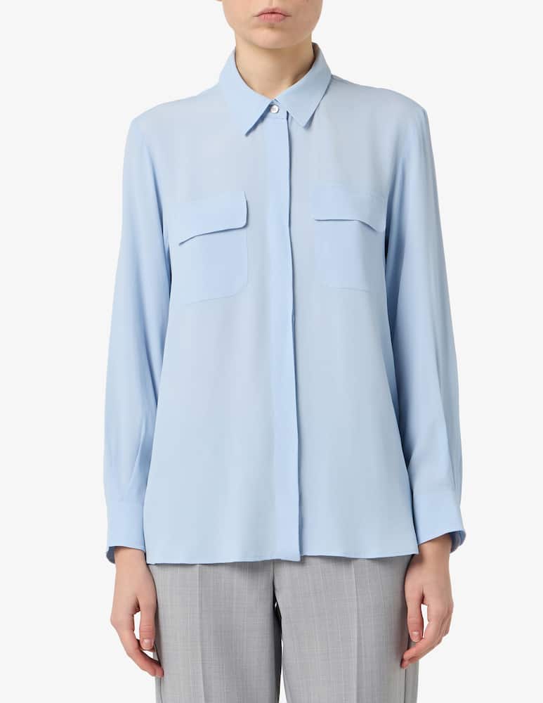 Marella Silk-blend crepe shirt MLLFEBE - picture 1 Marella Silk-blend crepe shirt MLLFEBE - picture 1
