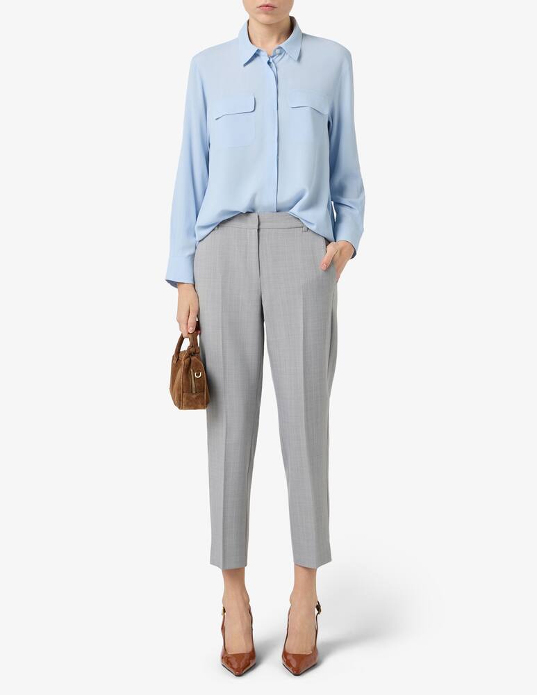 Marella Silk-blend crepe shirt MLLFEBE - picture 2 Marella Silk-blend crepe shirt MLLFEBE - picture 2