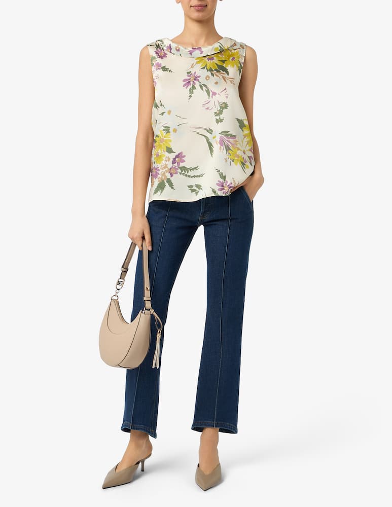 EMME Geometric print sleeveless top EMMGOMMOSO - picture 2 EMME Geometric print sleeveless top EMMGOMMOSO - picture 2