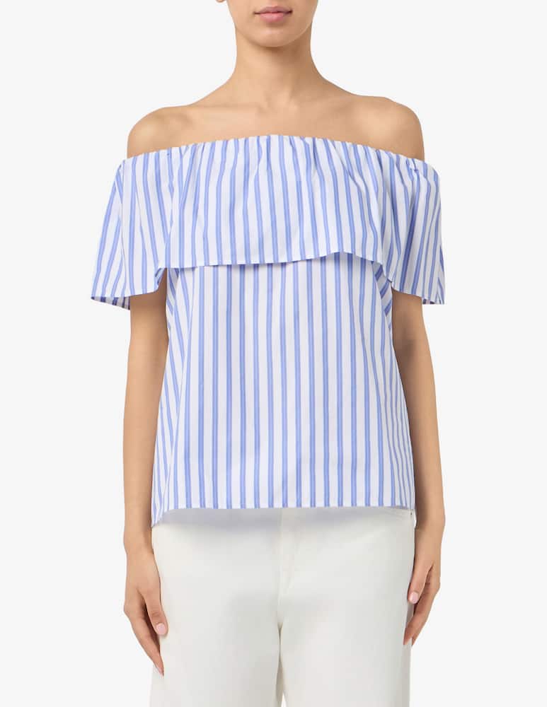EMME Camicia gessata volant - immagine 1 EMME Camicia gessata volant - immagine 1