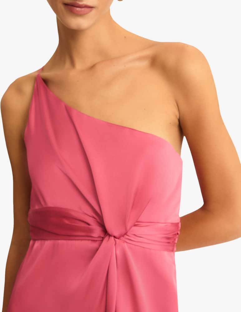 EMME Asymmetric satin maxi dress EMMRICORDO1 - picture 4 EMME Asymmetric satin maxi dress EMMRICORDO1 - picture 4