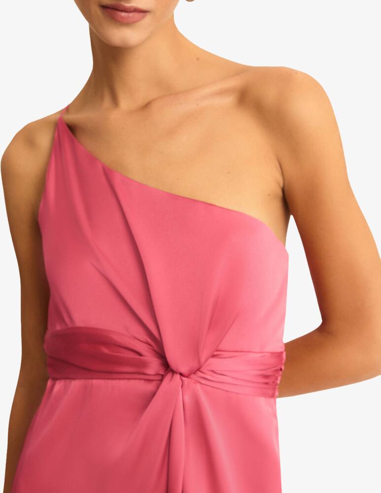 rinascente EMME Asymmetric satin maxi dress EMMRICORDO1