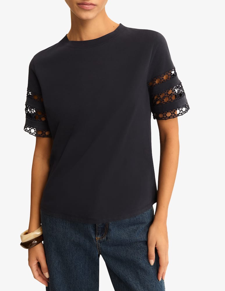 rinascente EMME T-shirt con ricamo EMMAPE