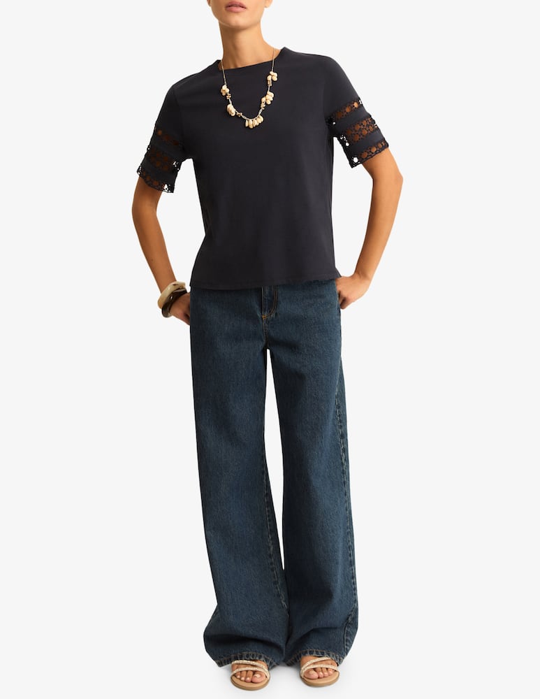 rinascente EMME T-shirt con ricamo EMMAPE