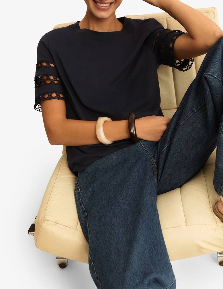 rinascente EMME T-shirt con ricamo EMMAPE