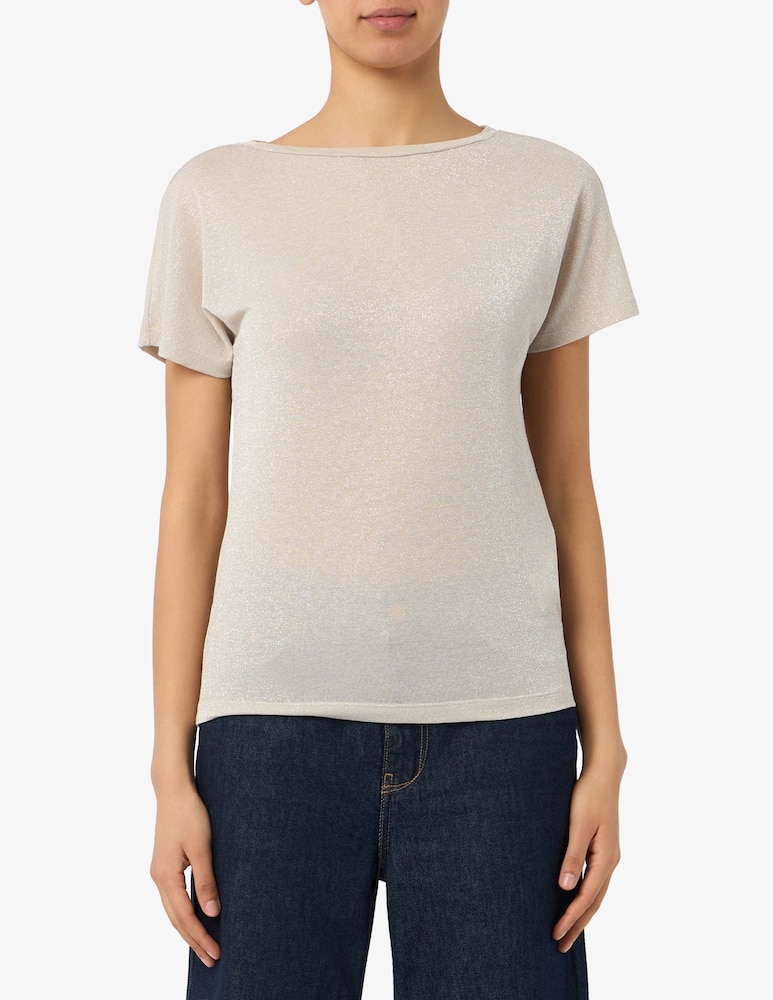 EMME T-shirt in lurex EMMACCORTA - immagine 1 EMME T-shirt in lurex EMMACCORTA - immagine 1