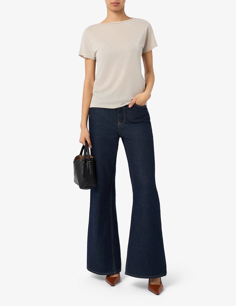 EMME T-shirt in lurex EMMACCORTA - immagine 2 EMME T-shirt in lurex EMMACCORTA - immagine 2