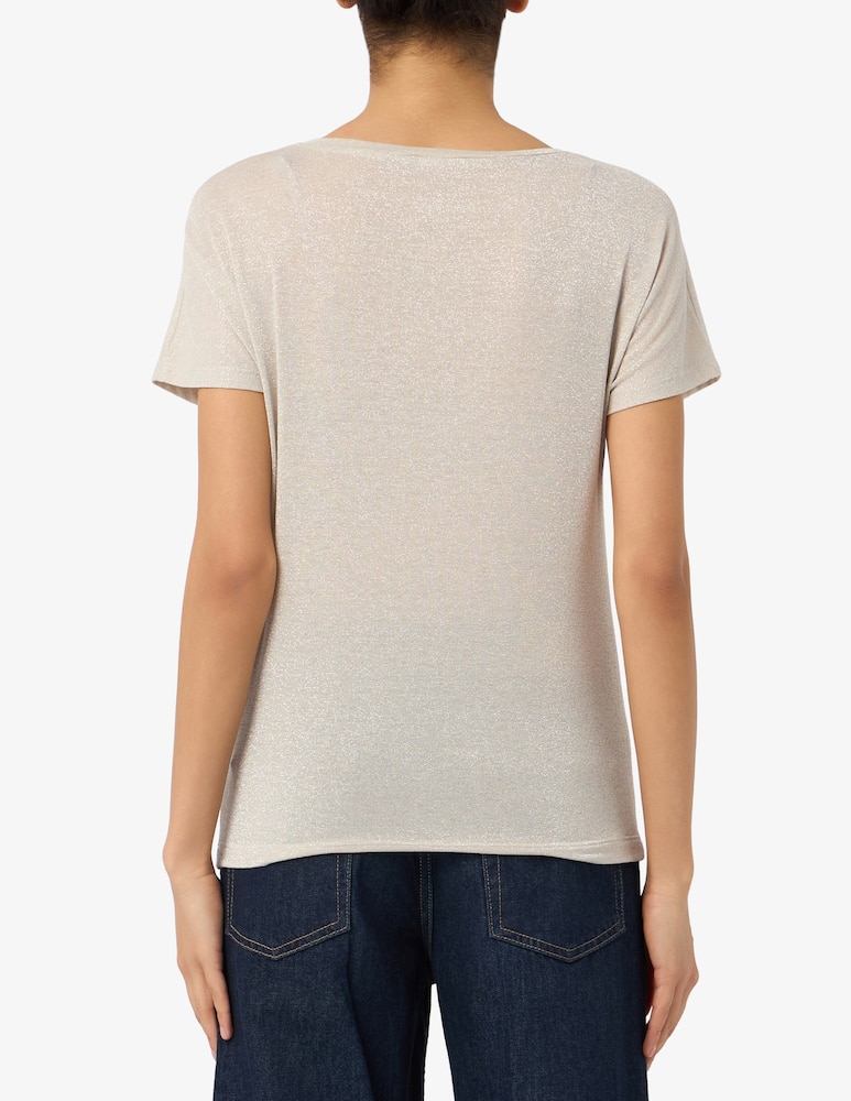 EMME T-shirt in lurex EMMACCORTA - immagine 3 EMME T-shirt in lurex EMMACCORTA - immagine 3