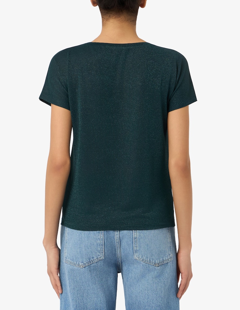 rinascente EMME Lurex short sleeve t-shirt