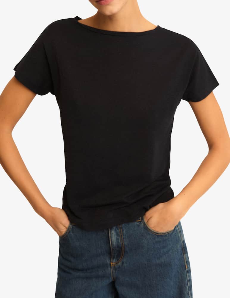 rinascente EMME T-shirt in lurex EMMACCORTA