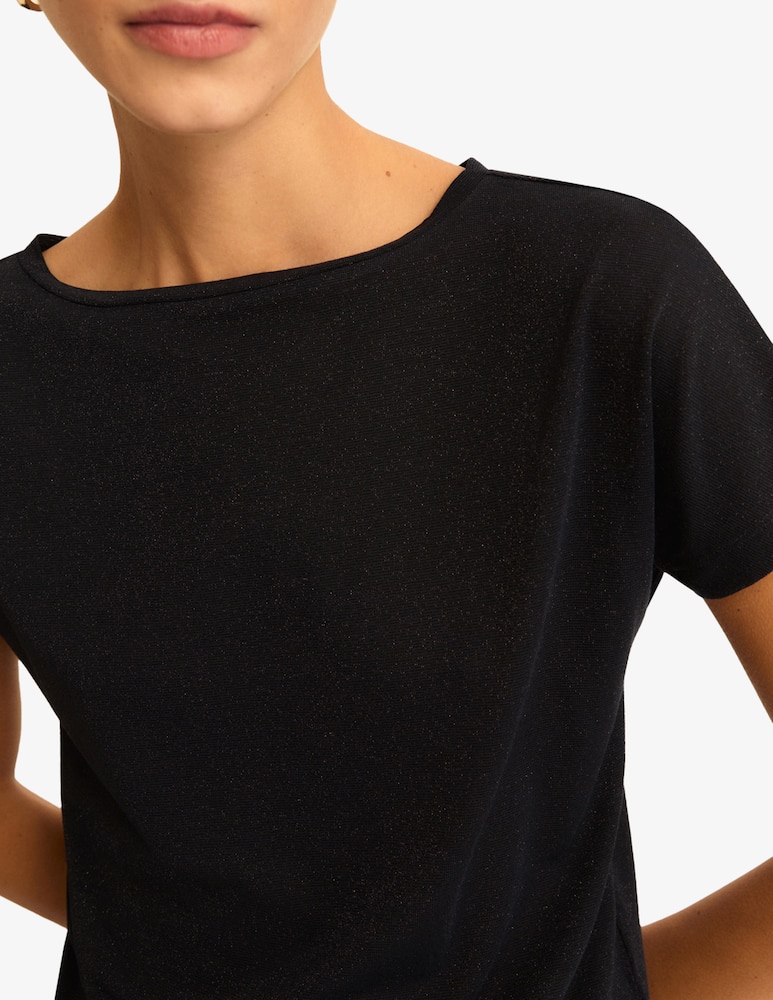 rinascente EMME T-shirt in lurex EMMACCORTA