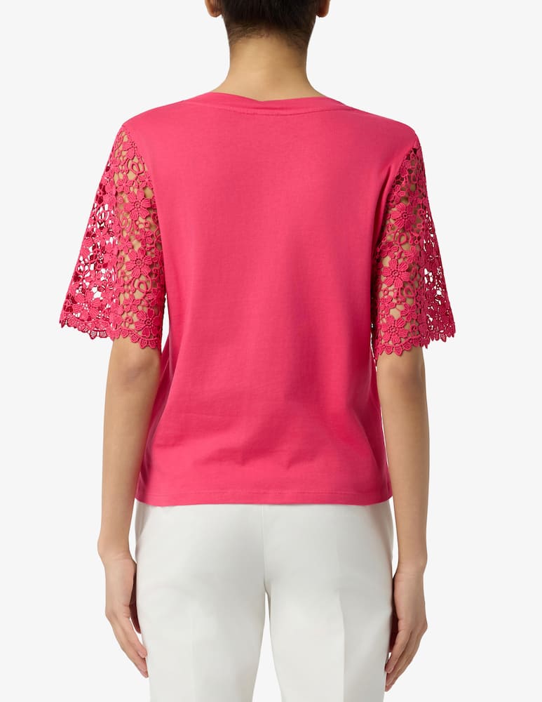 rinascente EMME T-shirt con in manica pizzo EMMCEPPO