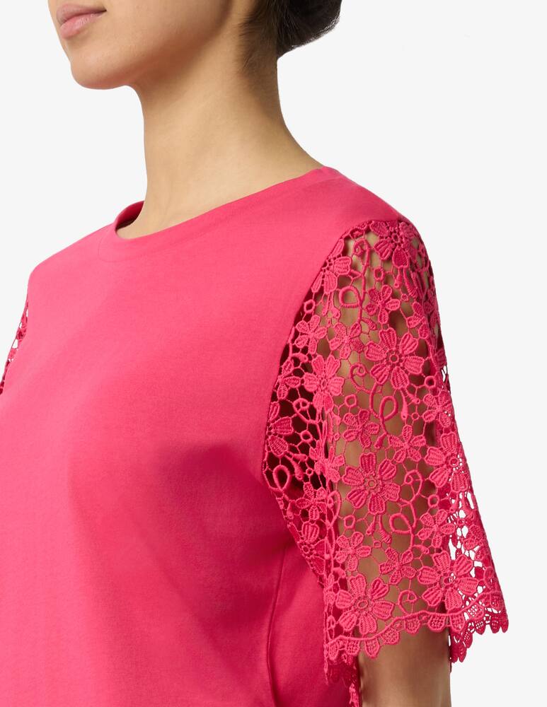 rinascente EMME T-shirt con in manica pizzo EMMCEPPO
