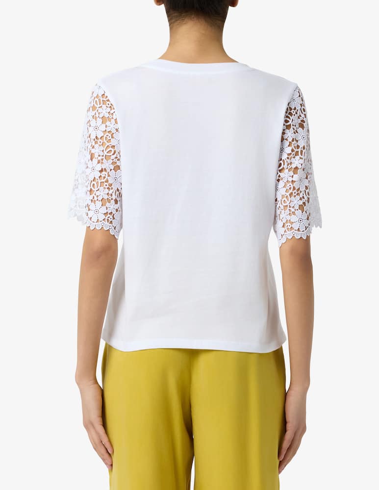 rinascente EMME Lace sleeve t-shirt EMMCEPPO