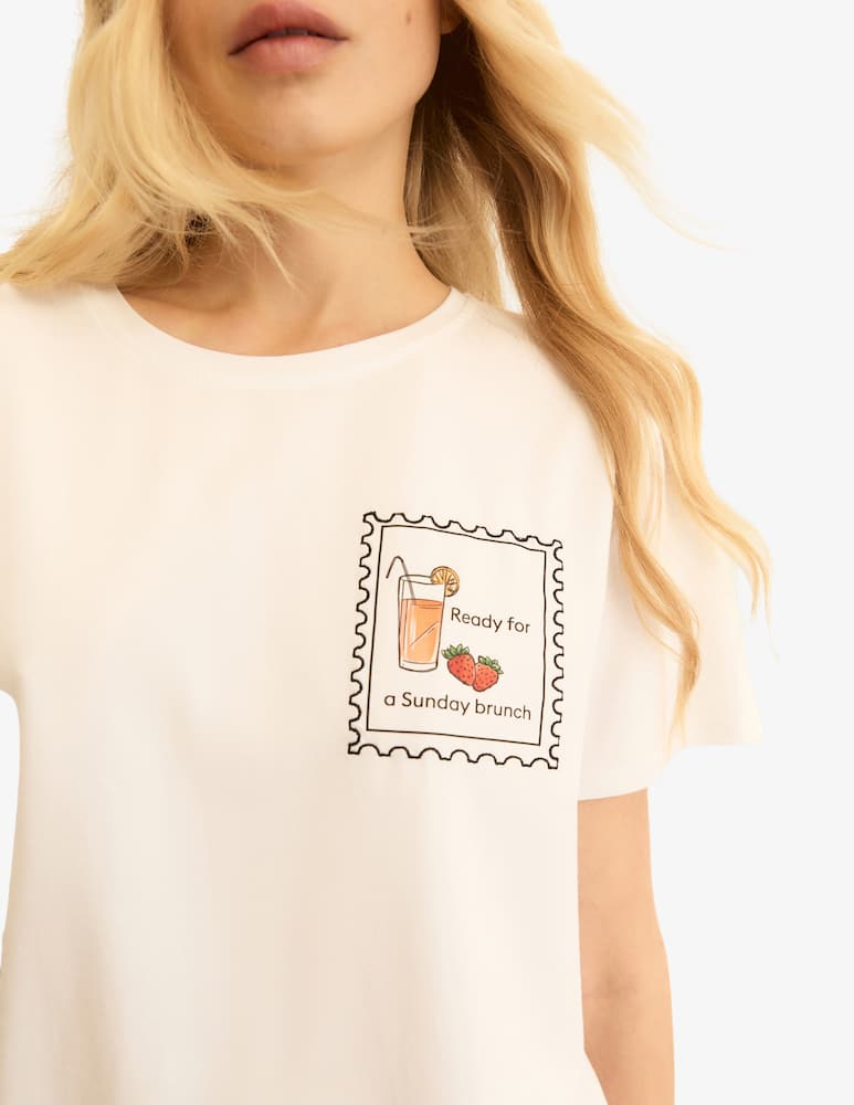 rinascente EMME T-shirt and shopper EMMGOLA