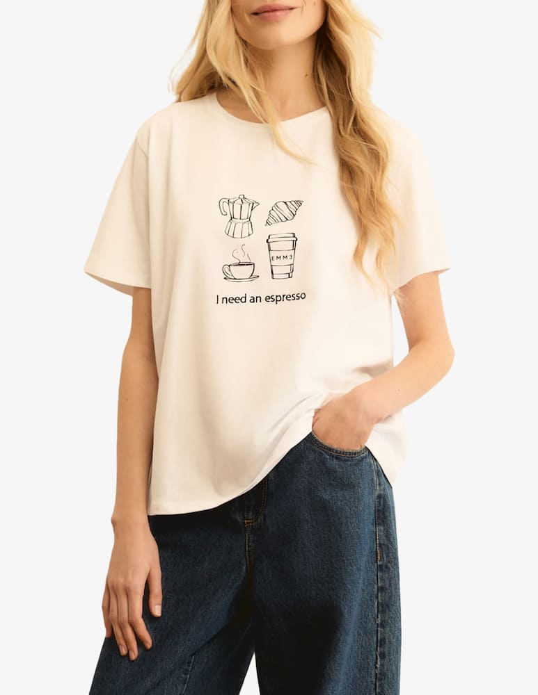 rinascente EMME T-shirt and shopper EMMGOLA