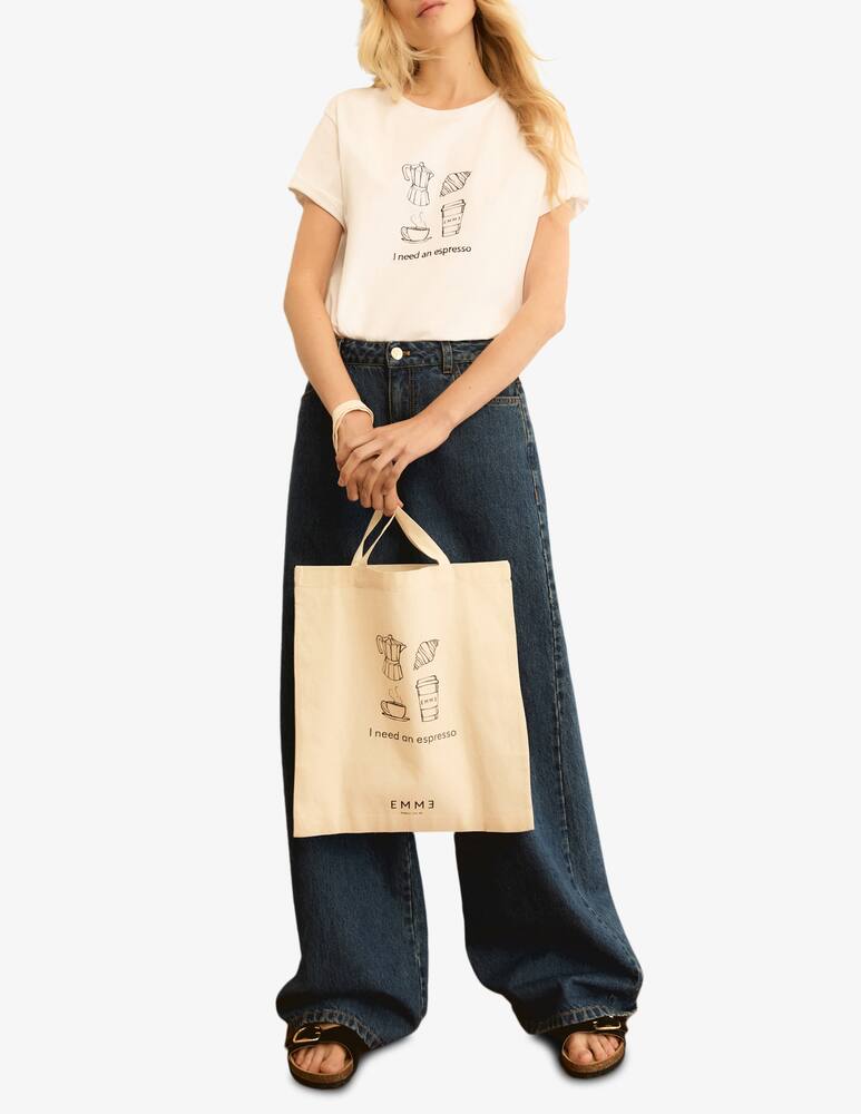 rinascente EMME T-shirt and shopper EMMGOLA