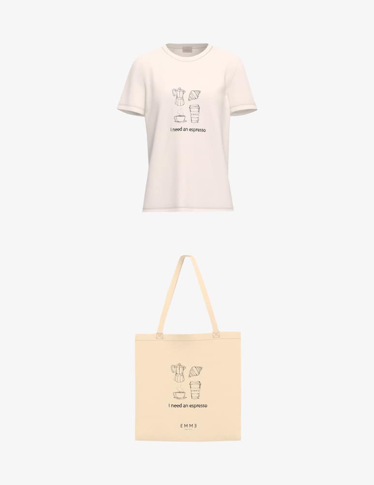 EMME Set t-shirt e Borsa shopper EMMGOLA - immagine 5 EMME Set t-shirt e Borsa shopper EMMGOLA - immagine 5
