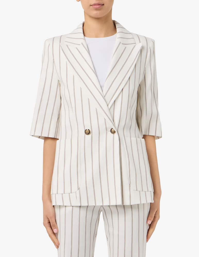 rinascente Marella Straight linen blazer