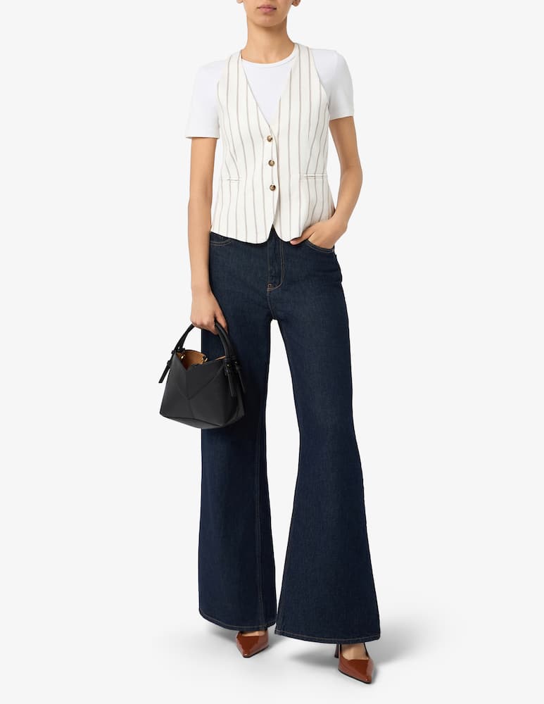 rinascente Marella Gilet in lino e cotone