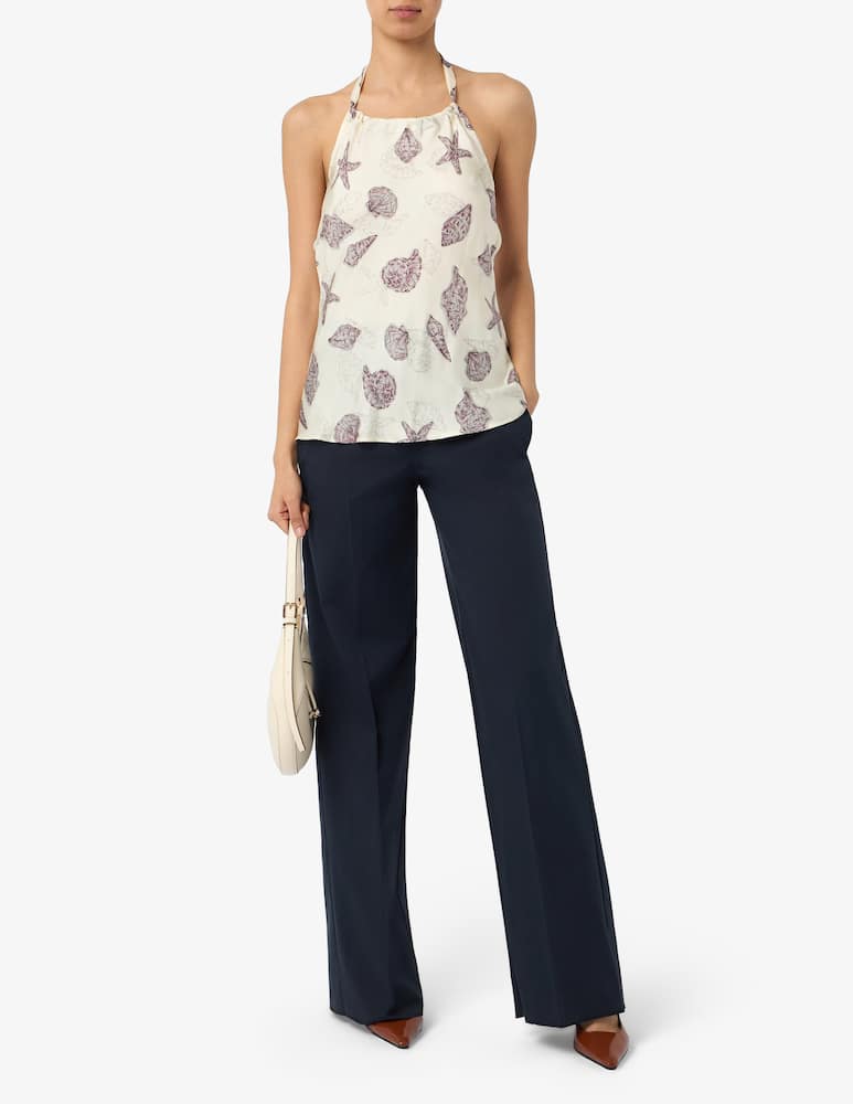 rinascente Marella Silk halterneck top