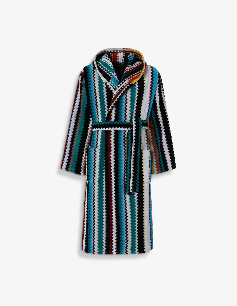 rinascente Missoni Home Curt Bath Robe With Hood