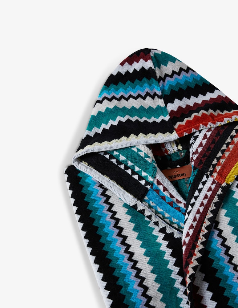 rinascente Missoni Home Curt Bath Robe With Hood