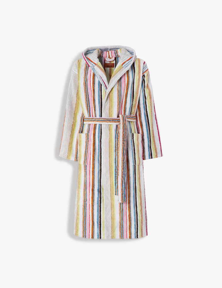 rinascente Missoni Home Moonshadow Bath Robe With Hood Xl