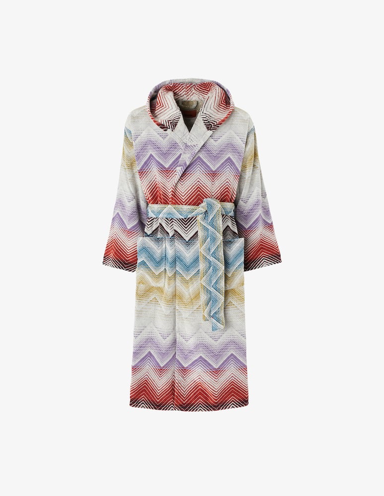 rinascente Missoni Home Marea Bath Robe With Hood