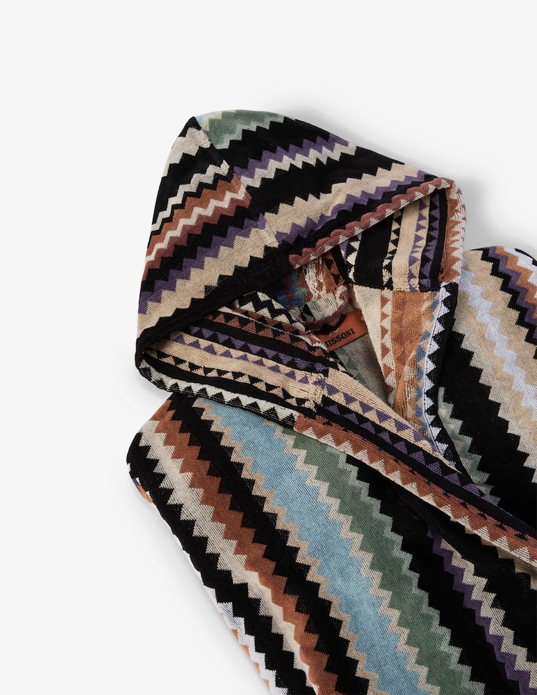 Missoni Home Curt Bath Robe With Hood - picture 2 Missoni Home Curt Bath Robe With Hood - picture 2