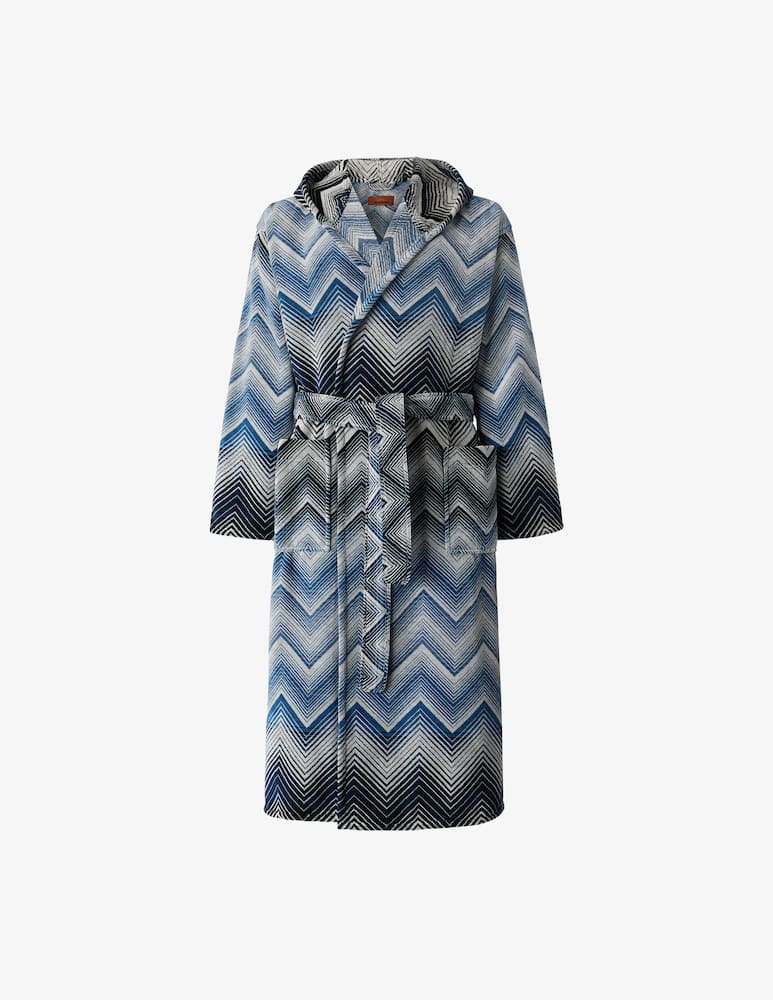 Missoni Home Marea Bath Robe With Hood - picture 1 Missoni Home Marea Bath Robe With Hood - picture 1