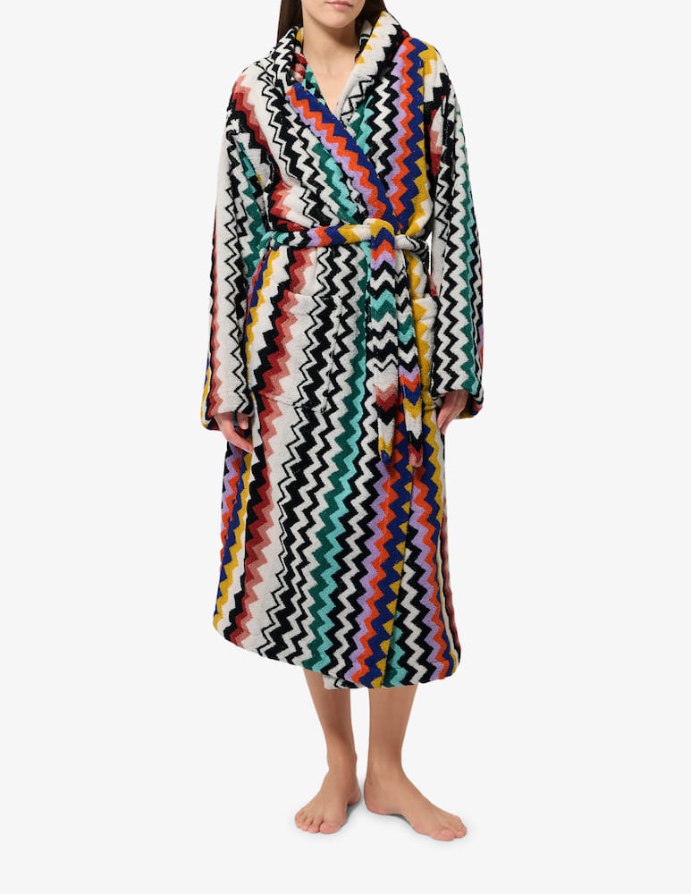 Missoni Home Bath Robe With Hood - picture 2 Missoni Home Bath Robe With Hood - picture 2