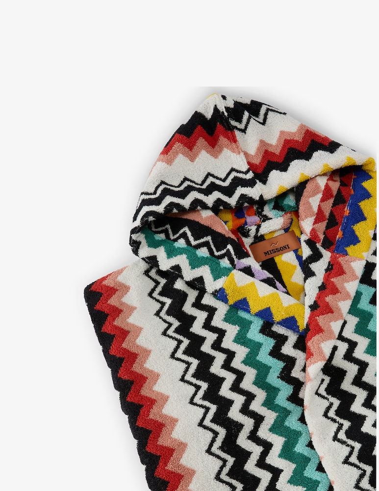 Missoni Home Bath Robe With Hood - picture 3 Missoni Home Bath Robe With Hood - picture 3