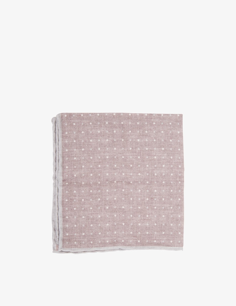 rinascente Eleventy Polka dot pocket square