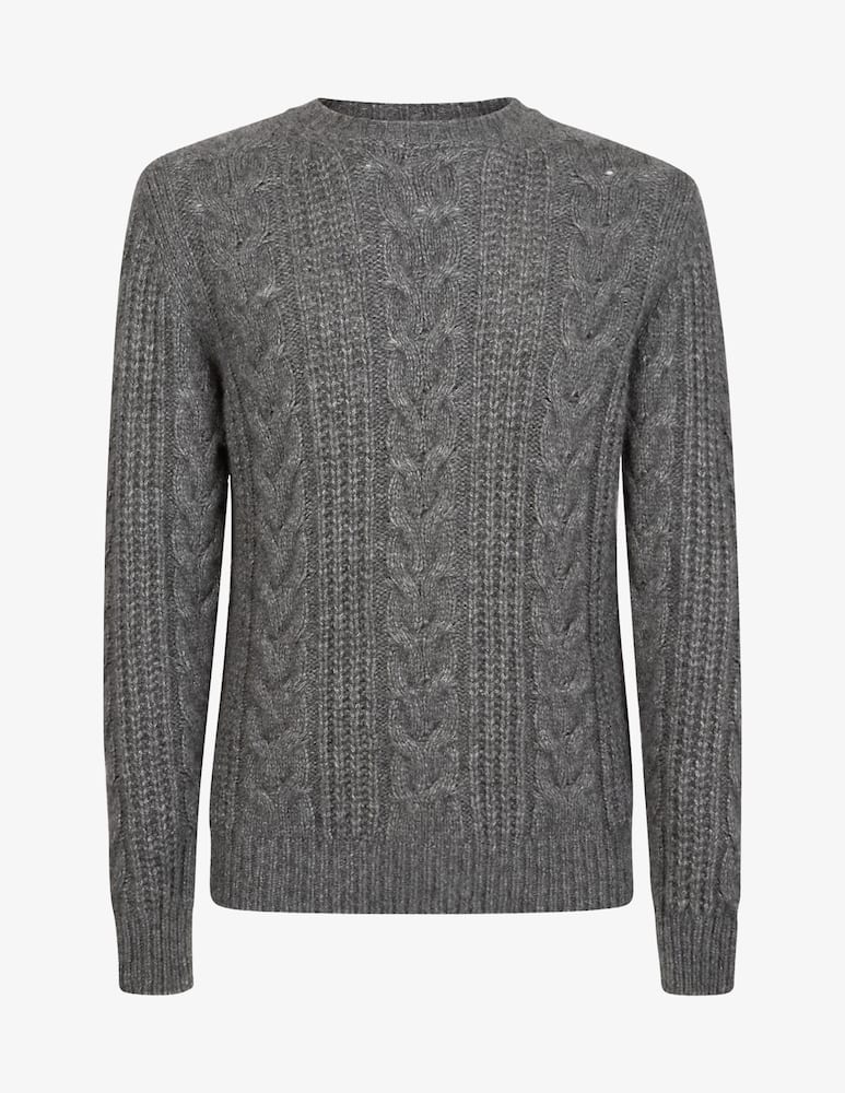 rinascente Eleventy Cable knit crewneck jumper