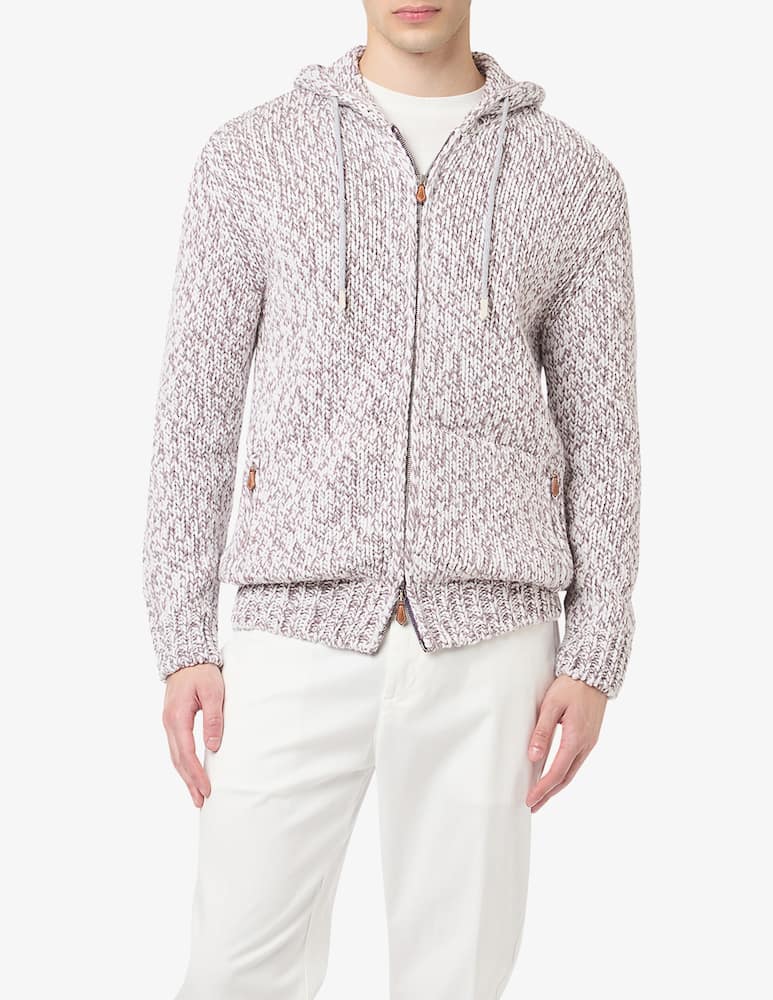 rinascente Eleventy Maglia full zip cappuccio