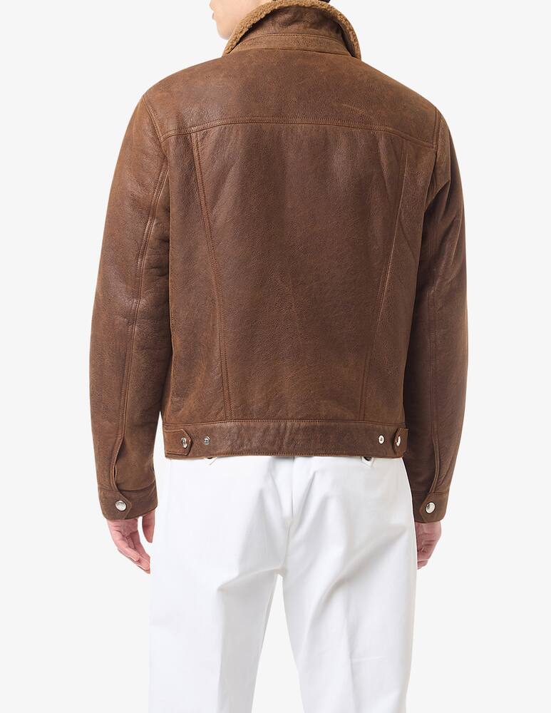 rinascente Eleventy Giacca shearling denim