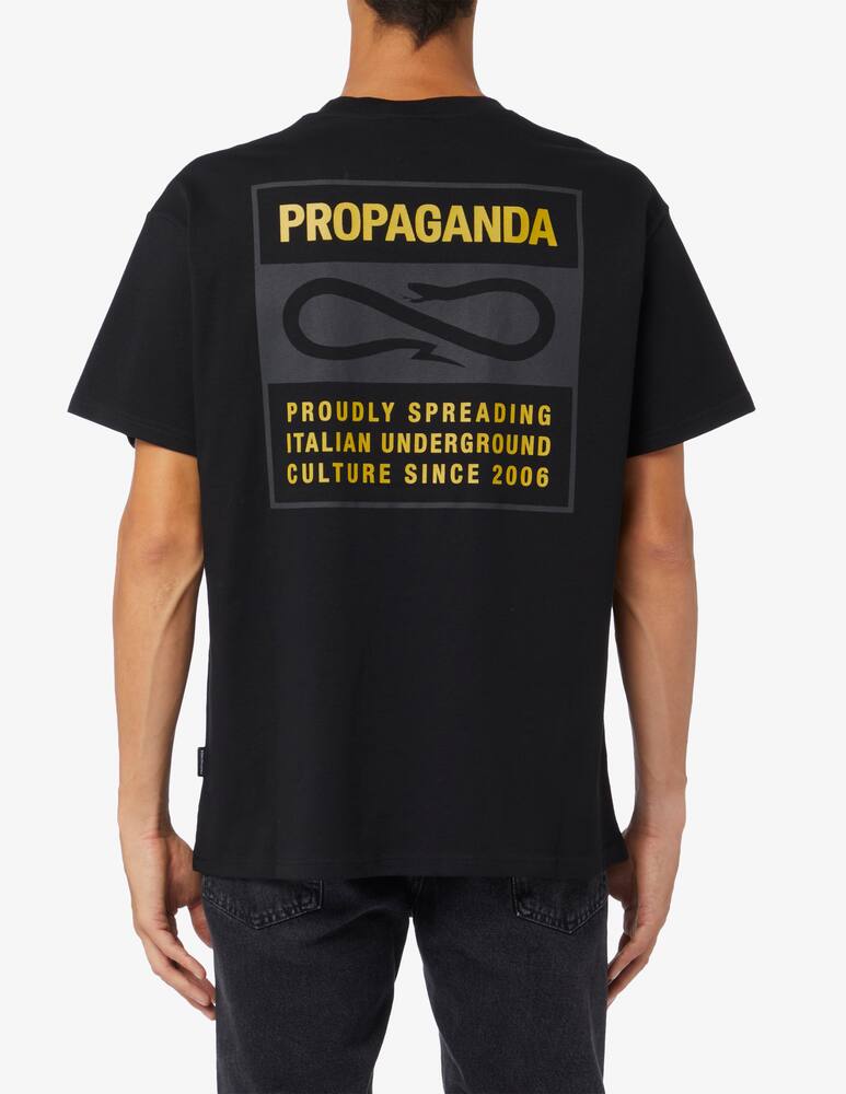 rinascente Propaganda Label bicolor short sleeve t-shirt