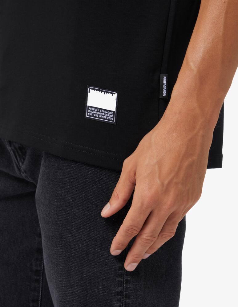 rinascente Propaganda Label bicolor short sleeve t-shirt