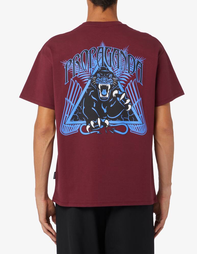 rinascente Propaganda Triangle panther short sleeve t-shirt