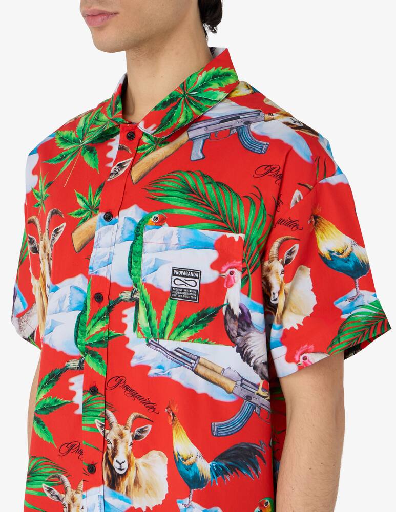 rinascente Propaganda Perico print shirt